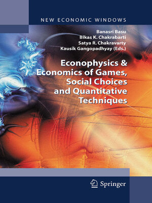 cover image of Econophysics & Economics of Games, Social Choices and Quantitative Techniques